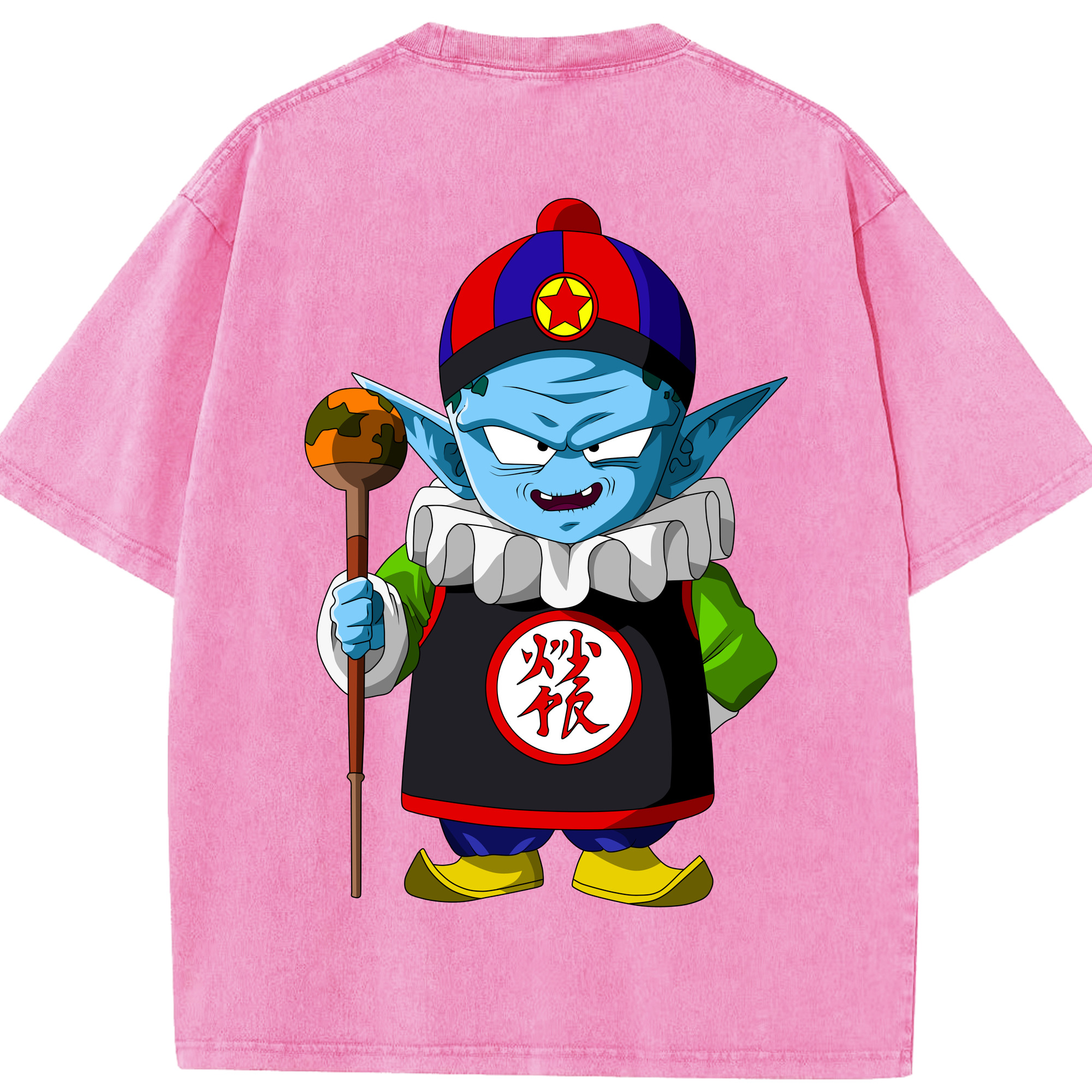 （画像用） ドラゴンボール DRAGON BALL 綿100% ヴィンテージ風 半袖Tシャツ（背面プリント）